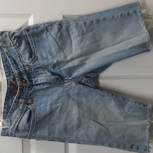 Krew cutoff jean shorts